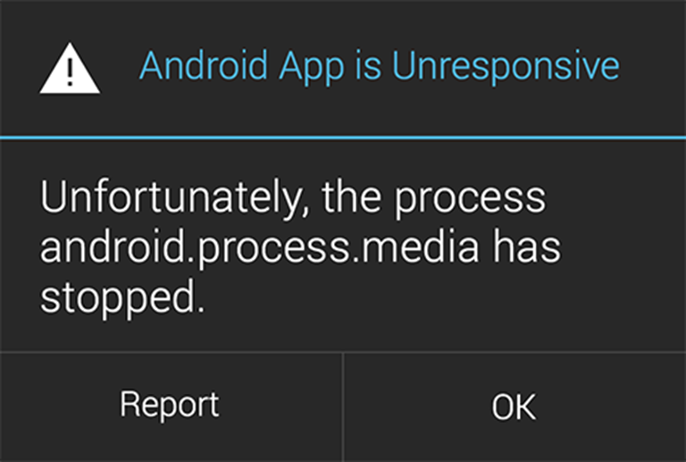 android app unresponsive