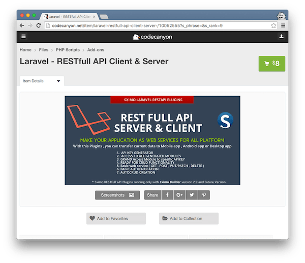 Laravel Restfull API services