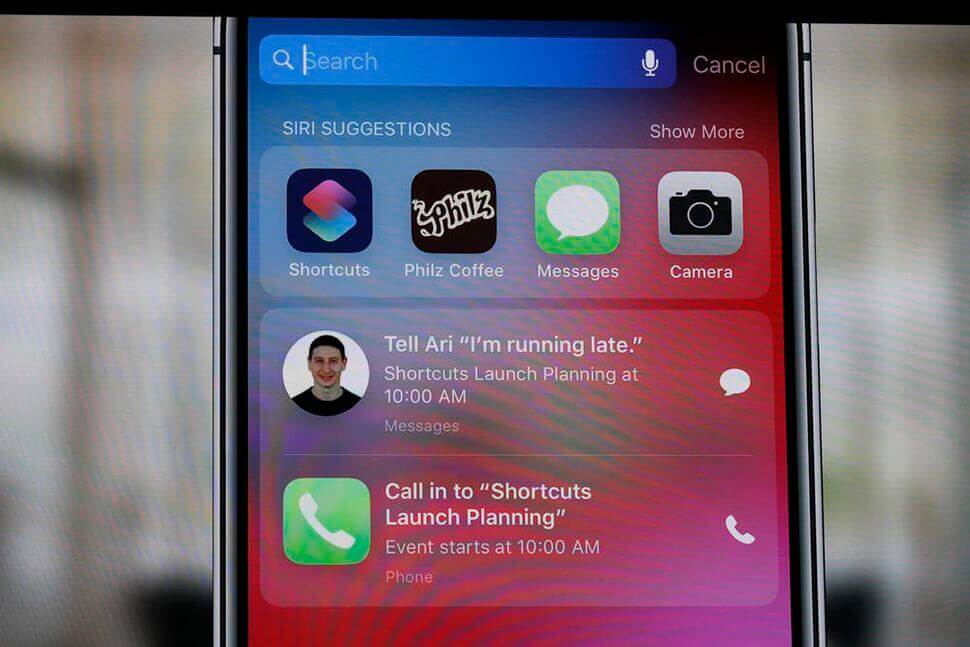 ios 12 siri suggestion